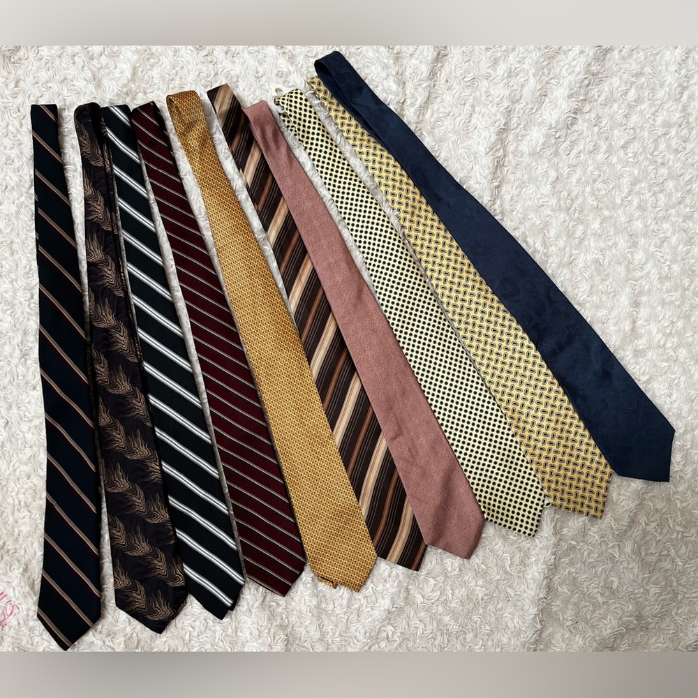 Men’s Ties All Silk Bundle 10 Ties